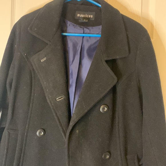 Maurice’s Wool/Nylon Black Jacket - Picture 2 of 6